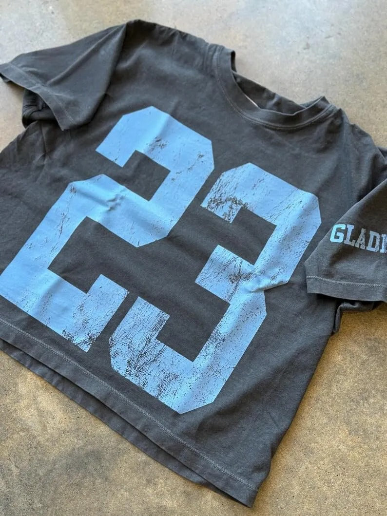 Custom Vintage Varsity Number or Letter Sweatshirt | Personalized Print Team Birthday or City Hoodie | Gifts for Sports Mom