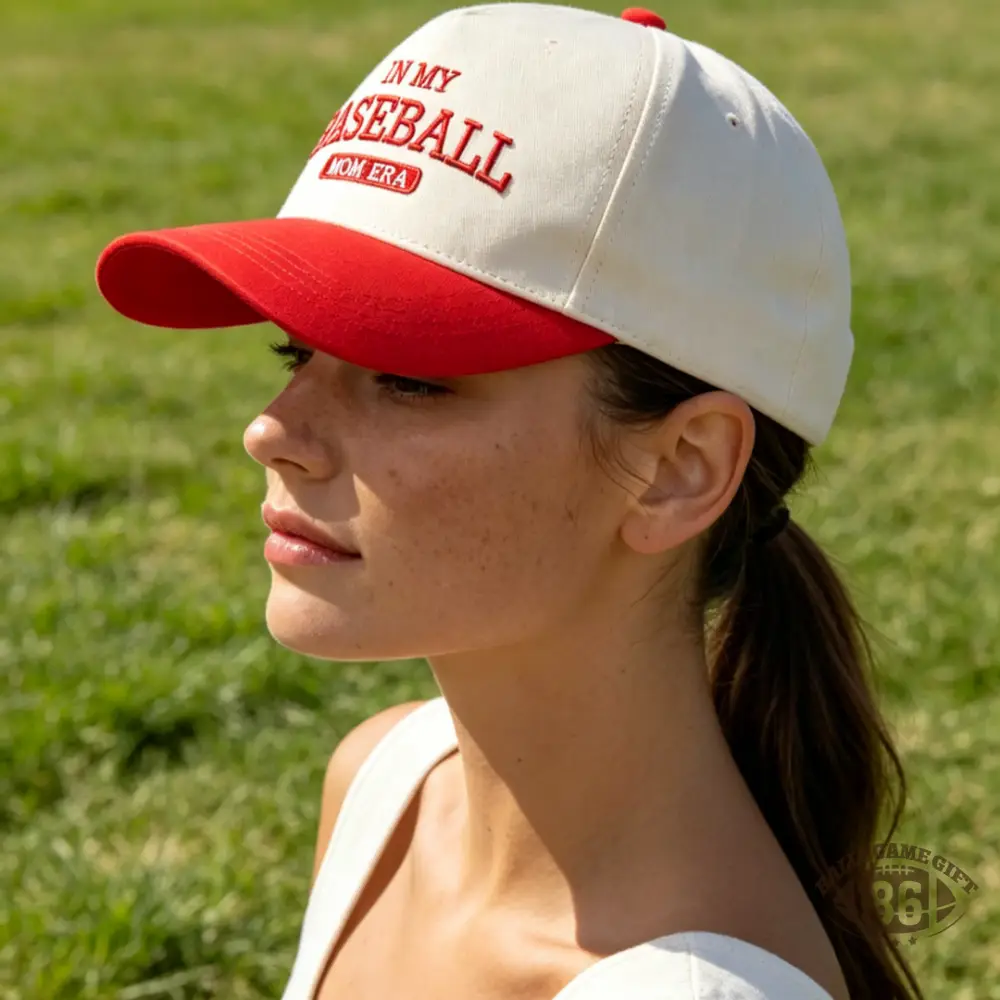 In My Baseball Mom Era Embroidery Baseball Cap