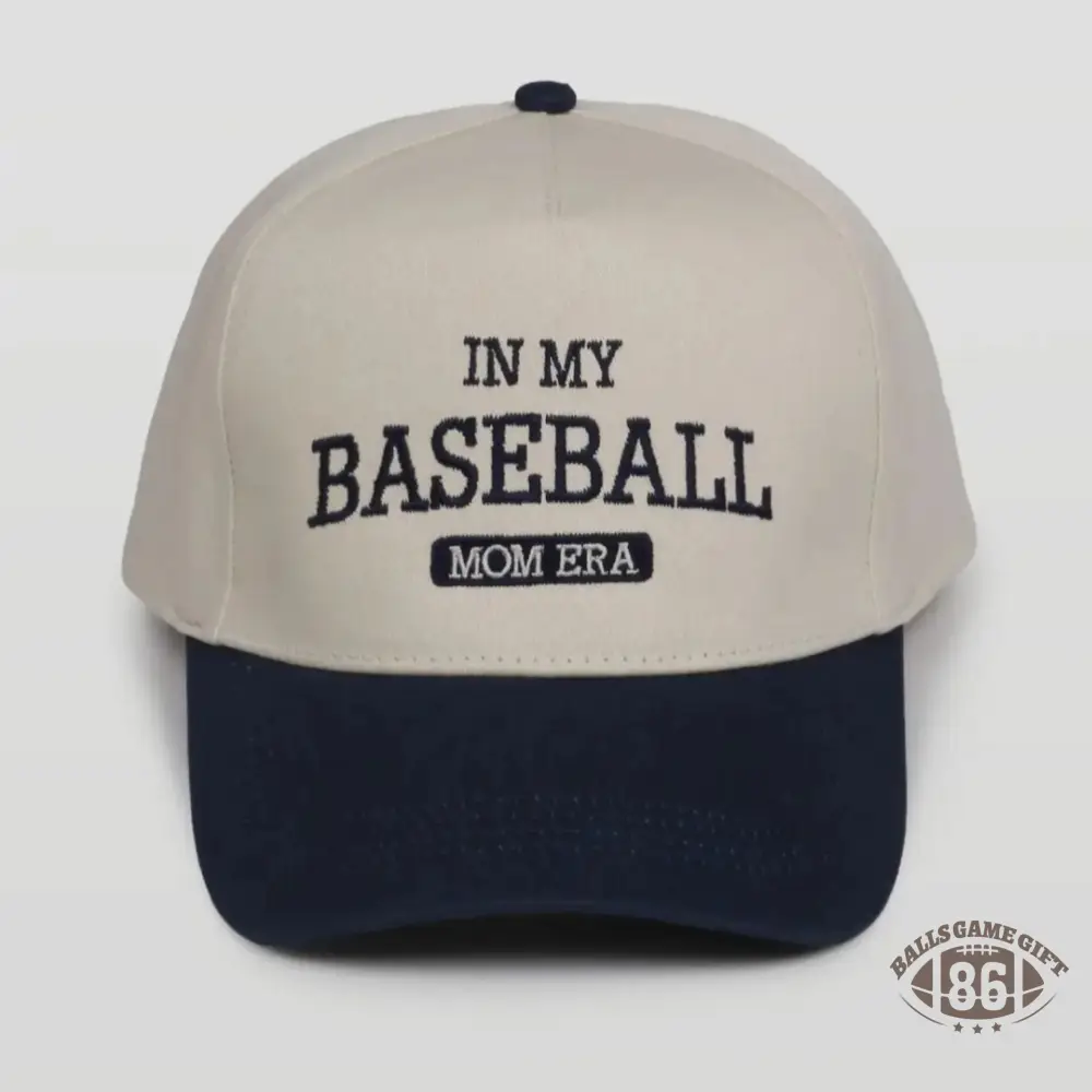 In My Baseball Mom Era Embroidery Baseball Cap