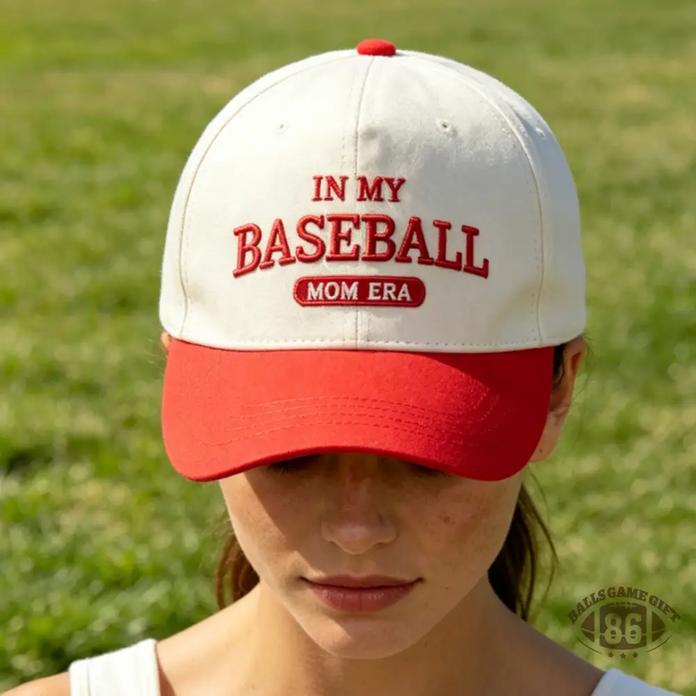 In My Baseball Mom Era Embroidery Baseball Cap