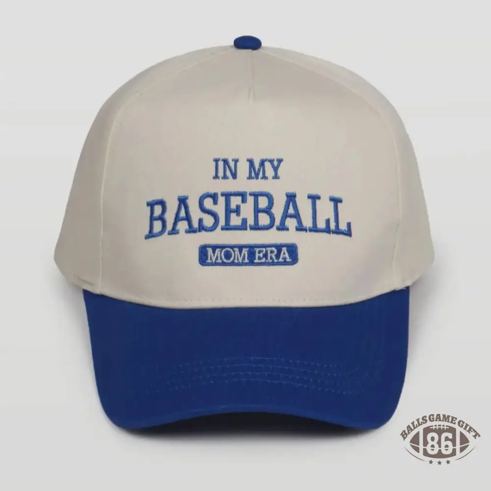 In My Baseball Mom Era Embroidery Baseball Cap
