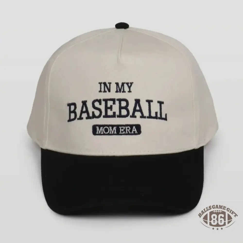 In My Baseball Mom Era Embroidery Baseball Cap