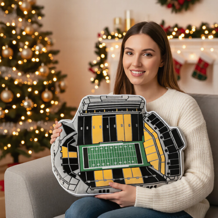 Kinnick Stadium Plush Pillow