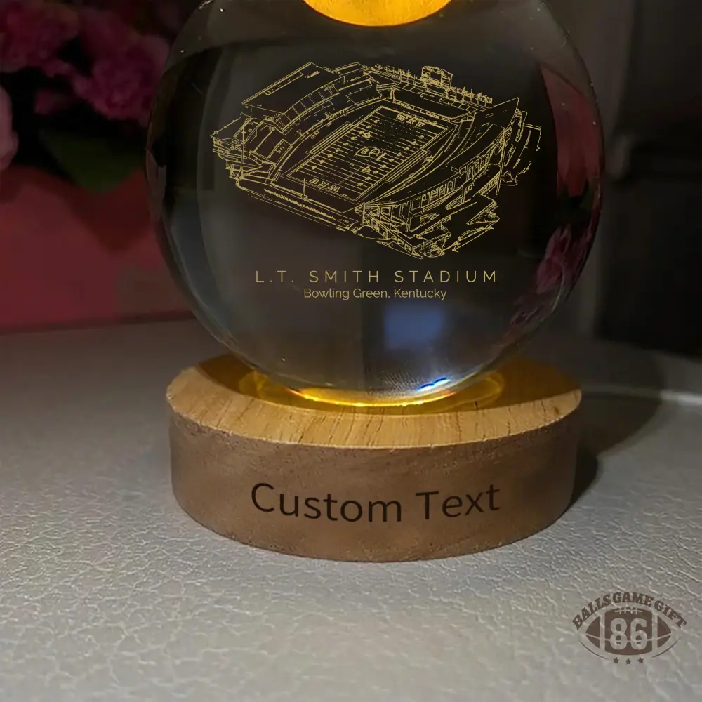L. T. Smith Stadium 3D Spherical Crystal Ball Lamp