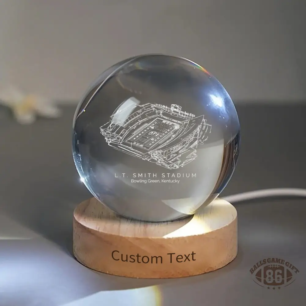 L. T. Smith Stadium 3D Spherical Crystal Ball Lamp