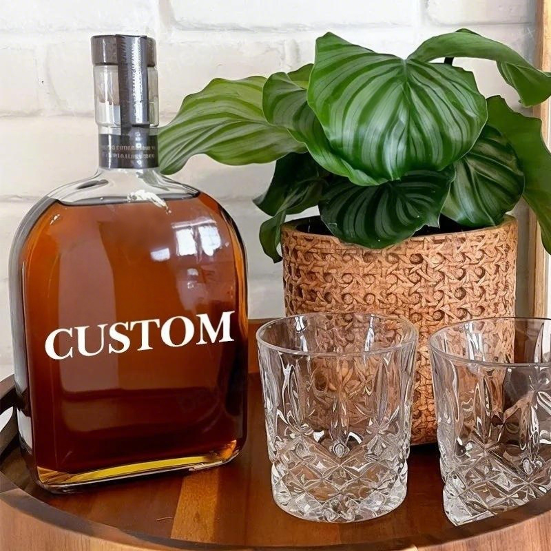 Custom Football Stadium Whiskey Bottles(Various bottle styles)-Gifts For Sports Lovers