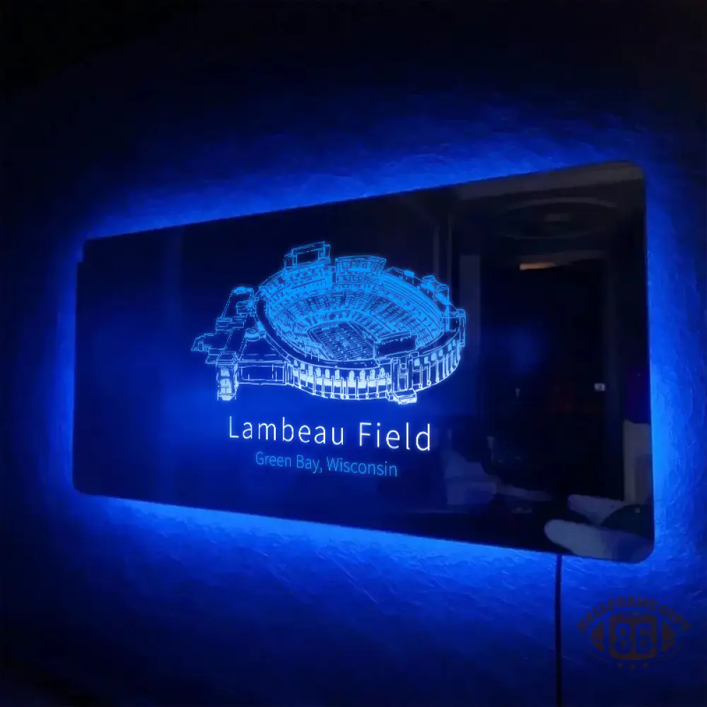 Lambeau Field Stadium Mirror Light-Gifts For Sports Lovers、Green Bay Packers、NFL