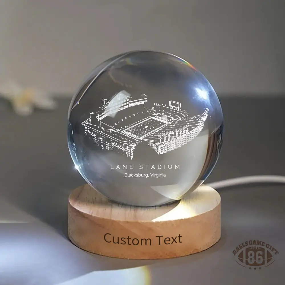 Lane Stadium 3D Spherical Crystal Ball Lamp