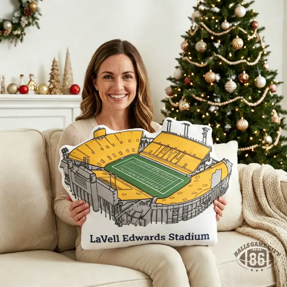 LaVell Edwards Stadium Plush Pillow