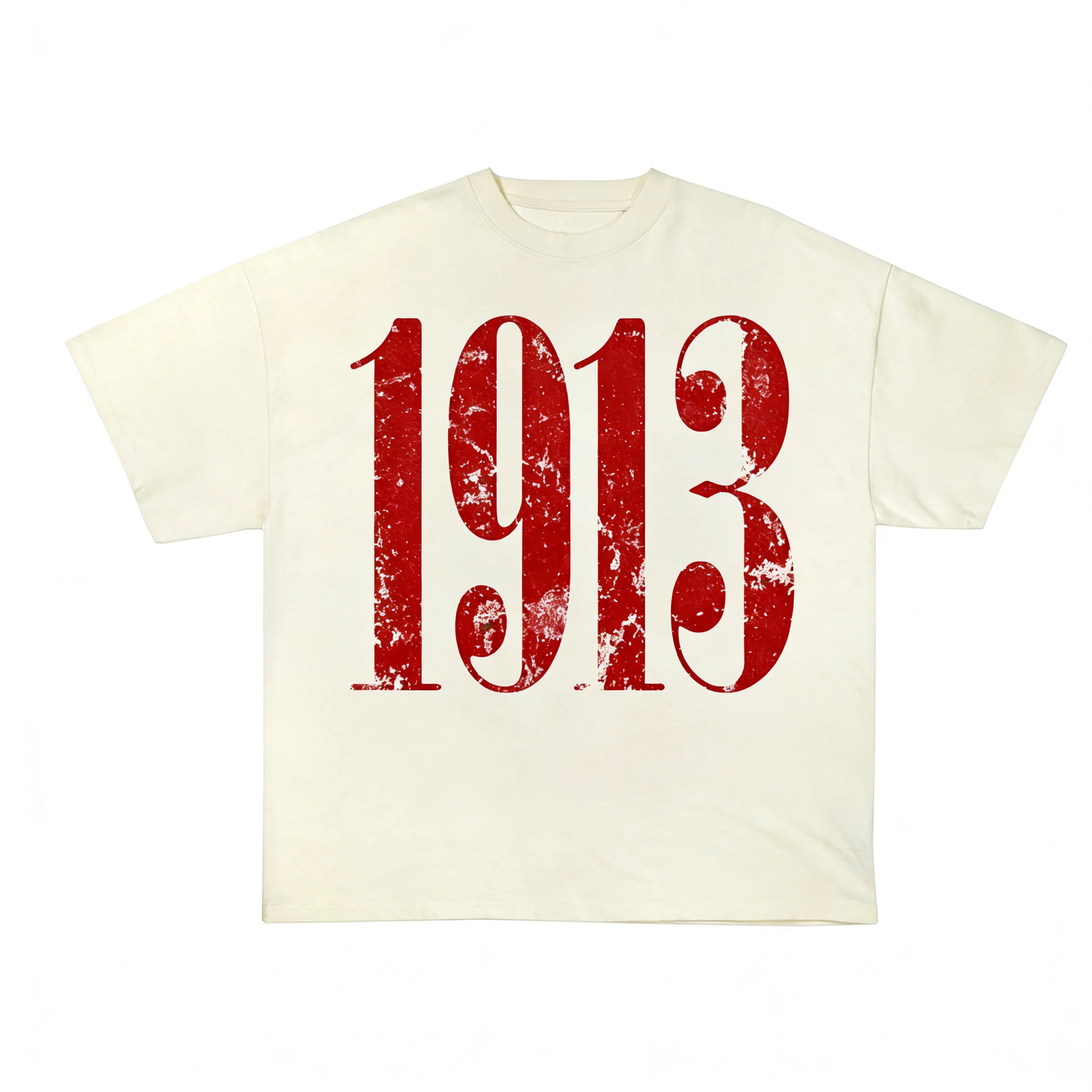 🧵 Customizable Number Oversized Vintage T-Shirt – Personalized Retro Style Tee