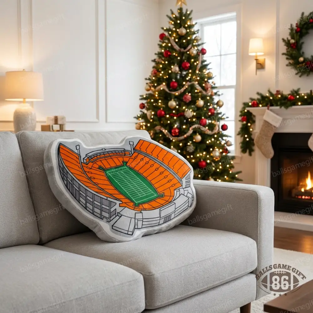 Memorial Staidum (Clemson）Plush Pillow