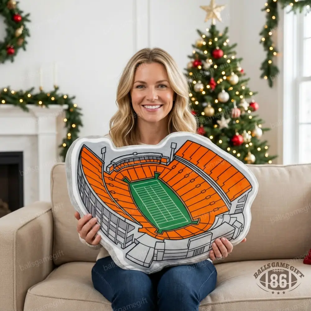 Memorial Staidum (Clemson）Plush Pillow
