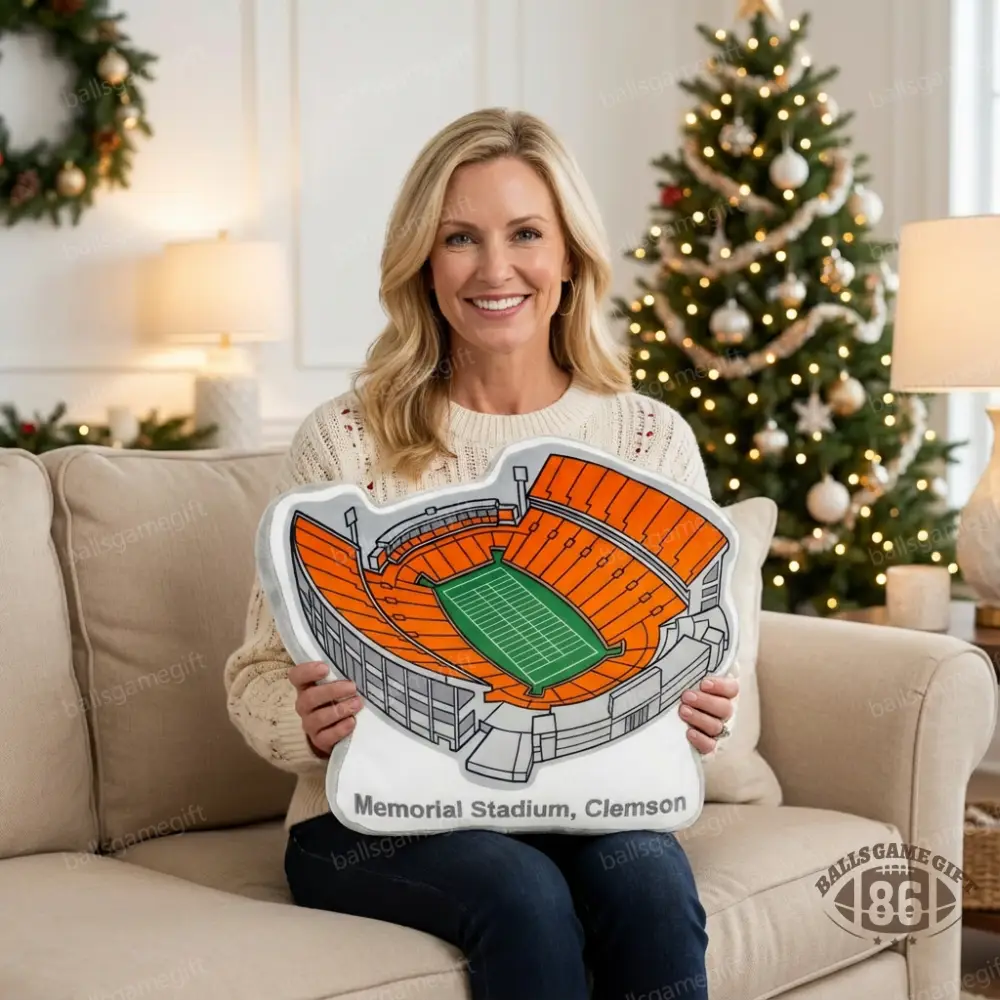 Memorial Staidum (Clemson）Plush Pillow