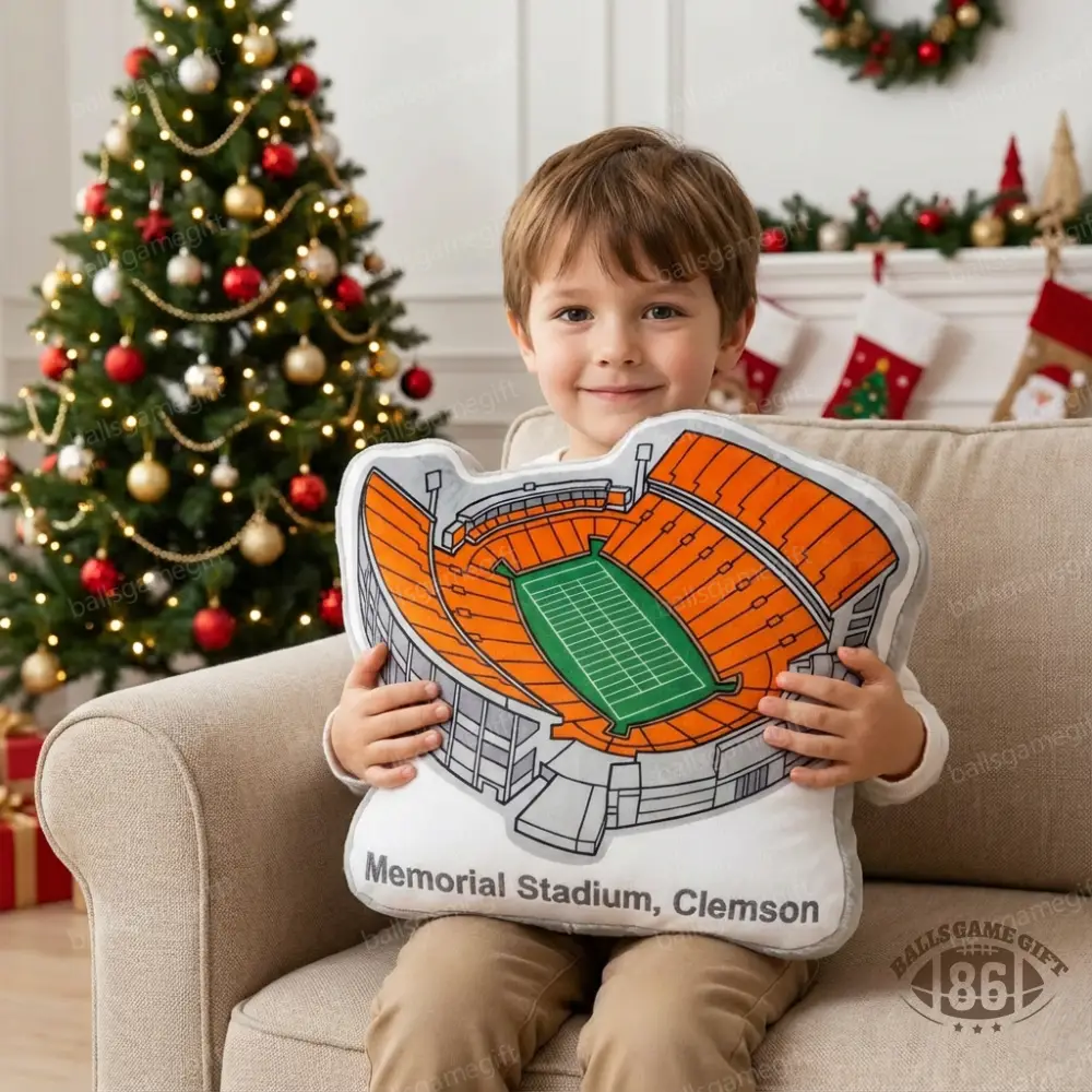 Memorial Staidum (Clemson）Plush Pillow