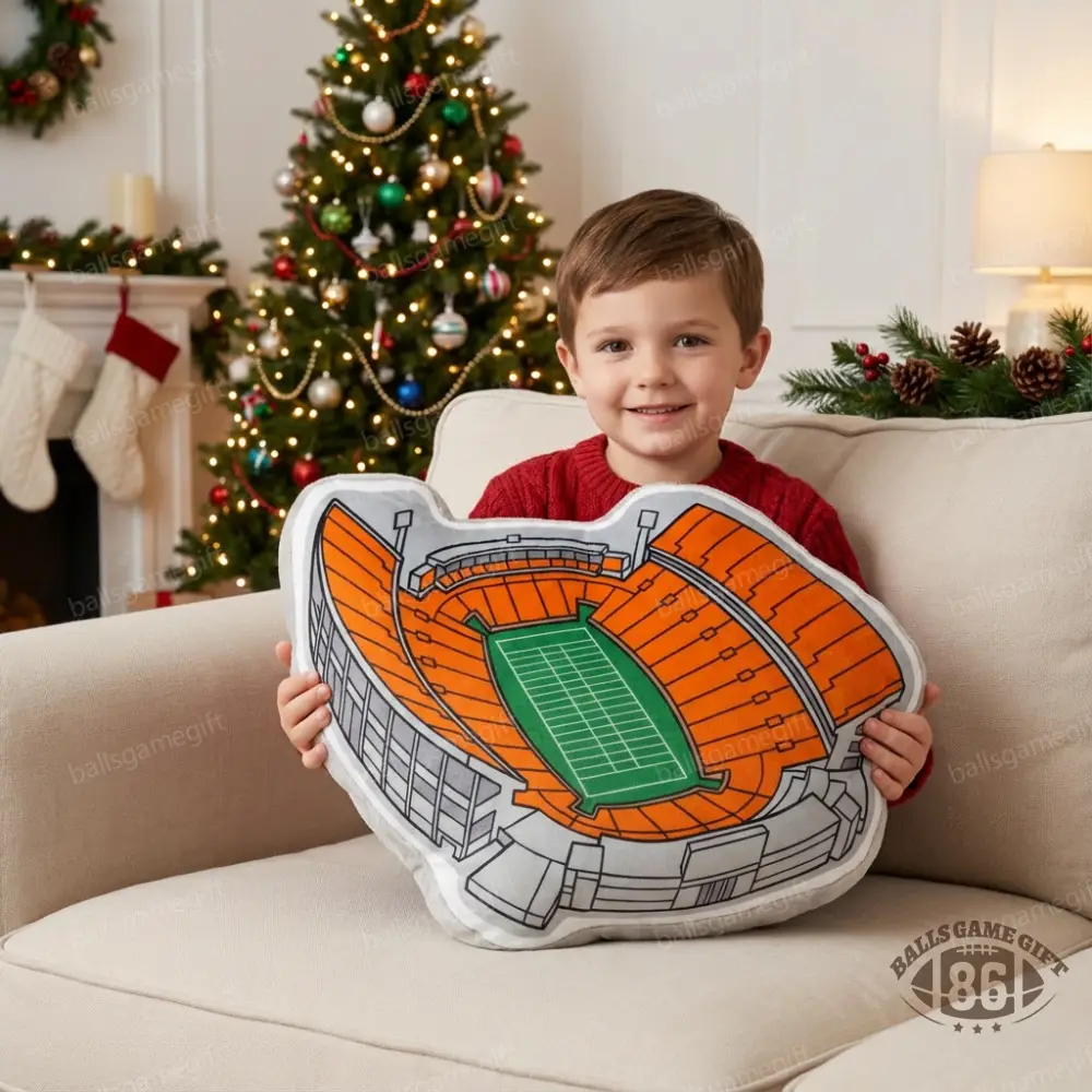 Memorial Staidum (Clemson）Plush Pillow