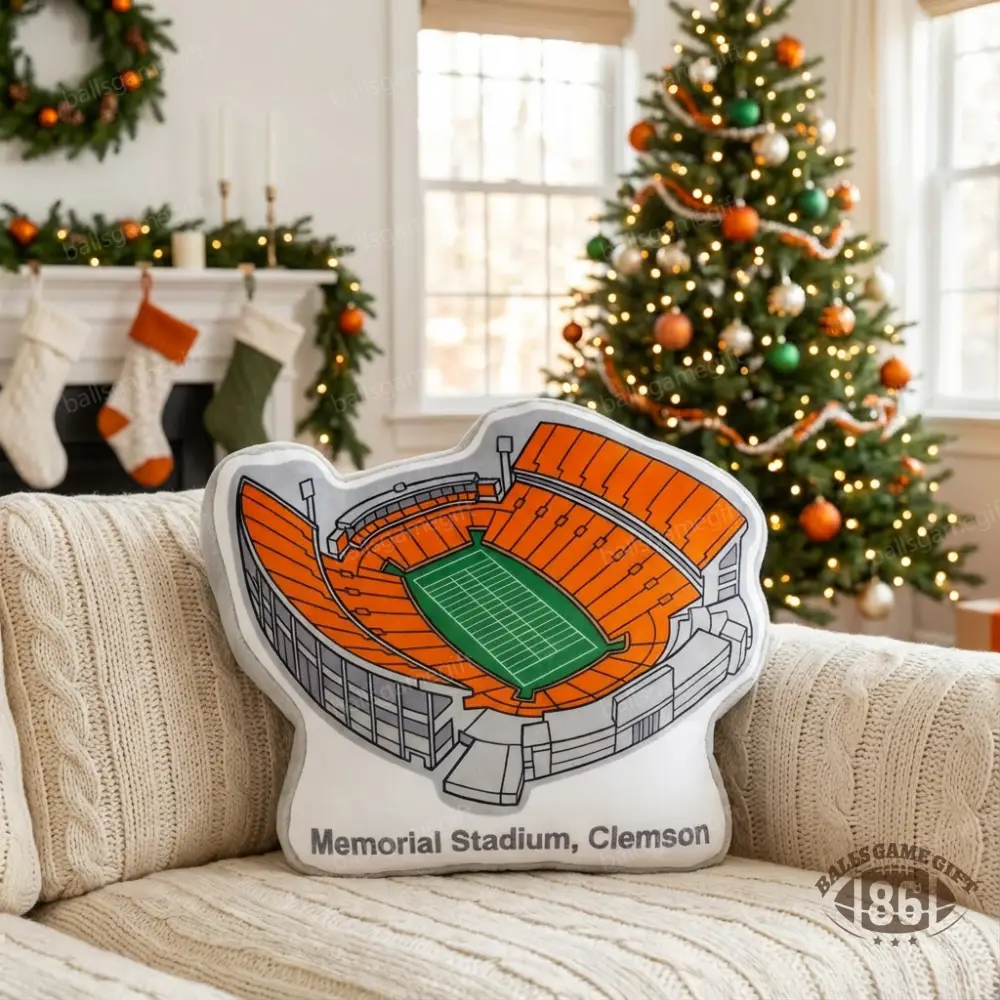 Memorial Staidum (Clemson）Plush Pillow