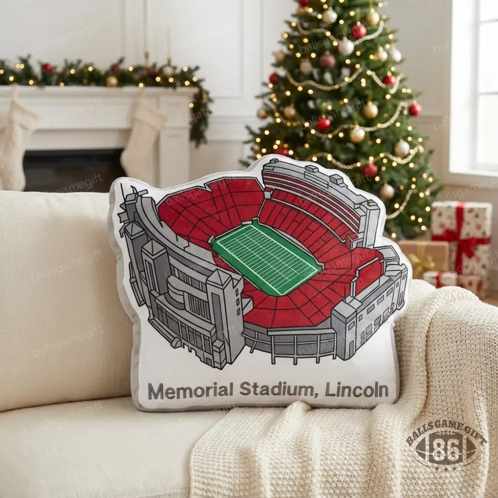 Memorial Staidum (Lincoln）Plush Pillow