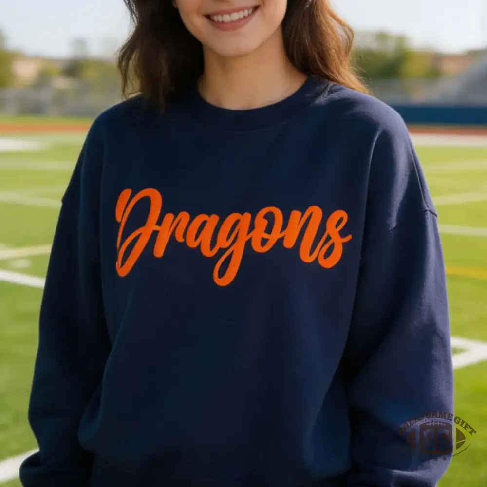 [Copy]Retro Team Crewneck, Custom Sleeve Numbers, Game Day Cheer Sweatshirt