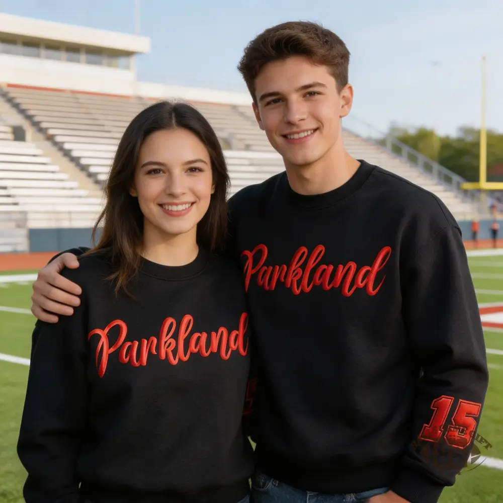 [Copy]Retro Team Crewneck, Custom Sleeve Numbers, Game Day Cheer Sweatshirt