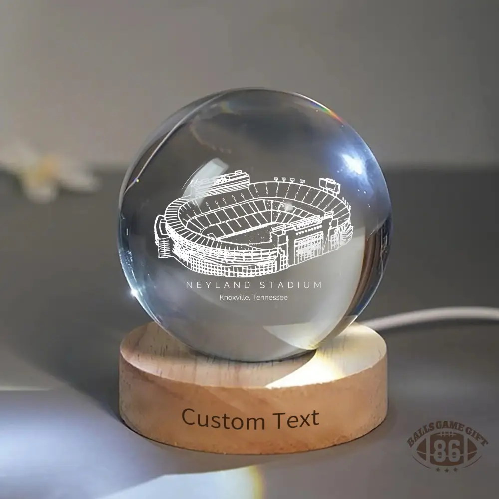 Neyland Stadium 3D Spherical Crystal Ball Lamp