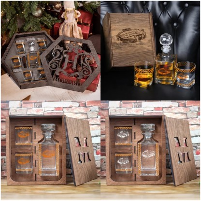 Neyland Stadium - Tennessee Volunteers Whiskey Set 