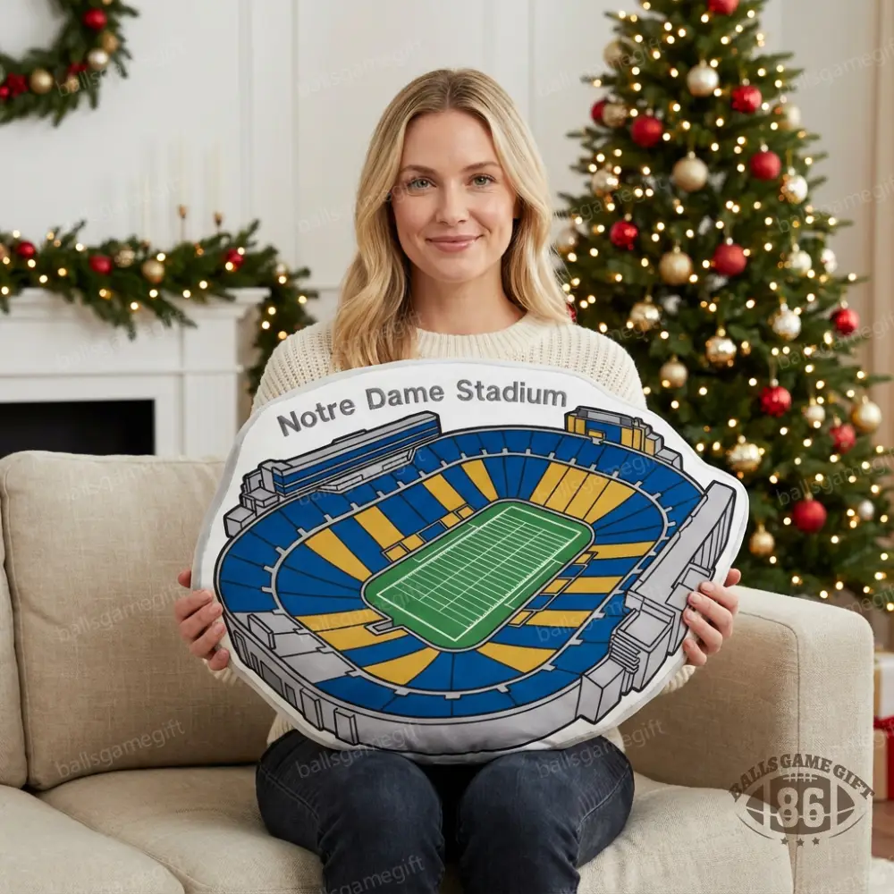 Notre Dame Stadium Plush Pillow