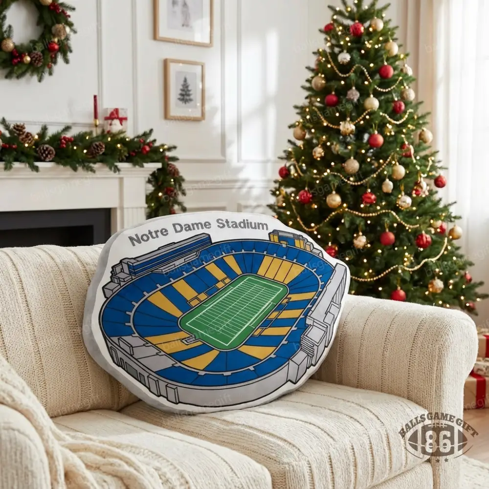 Notre Dame Stadium Plush Pillow