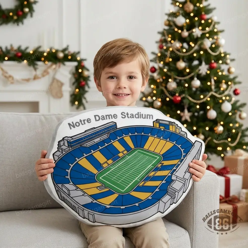 Notre Dame Stadium Plush Pillow