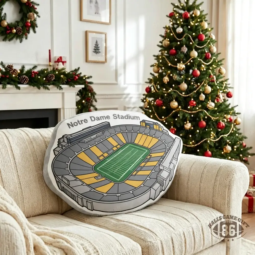 Notre Dame Stadium Plush Pillow
