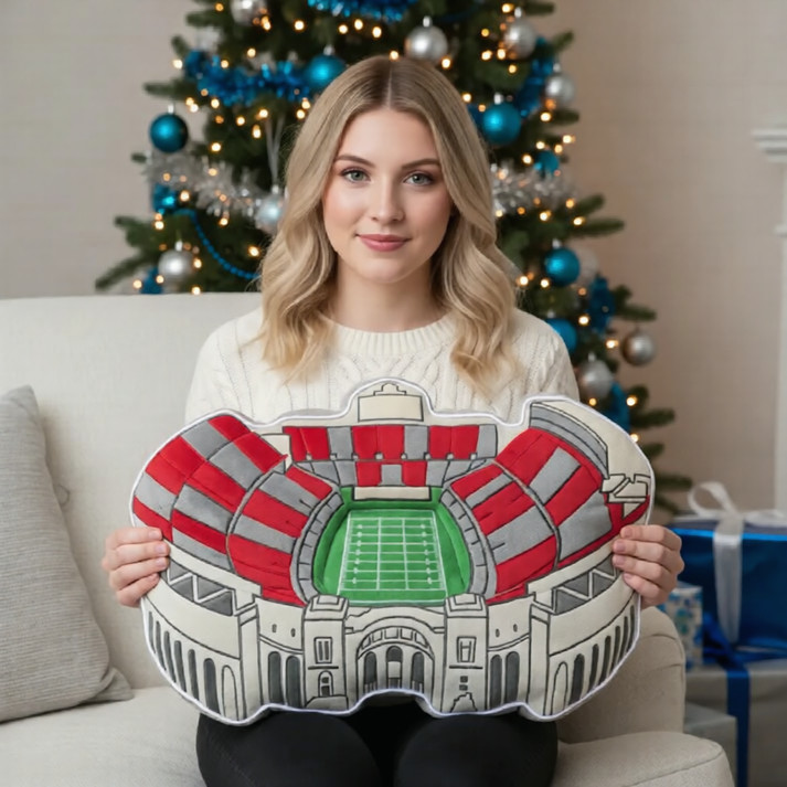 Ohio Stadium Plush Pillow