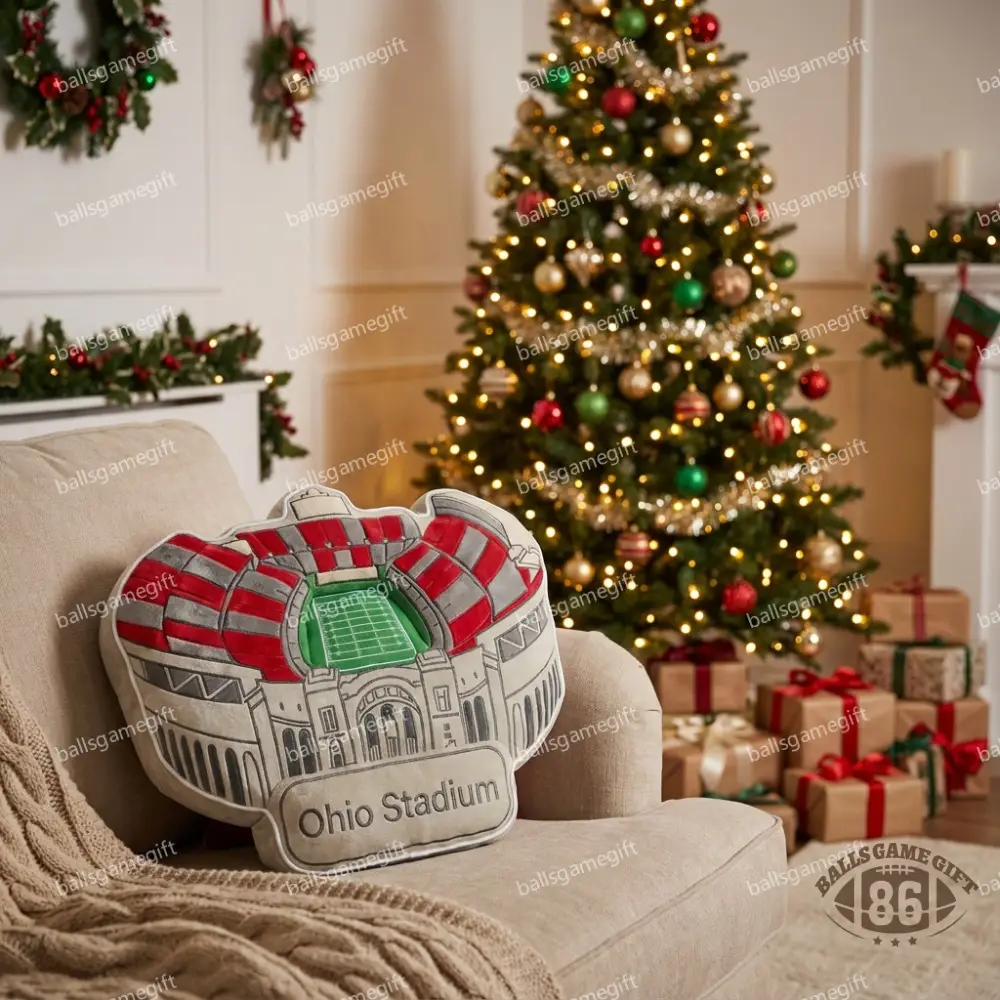 Ohio Stadium Plush Pillow