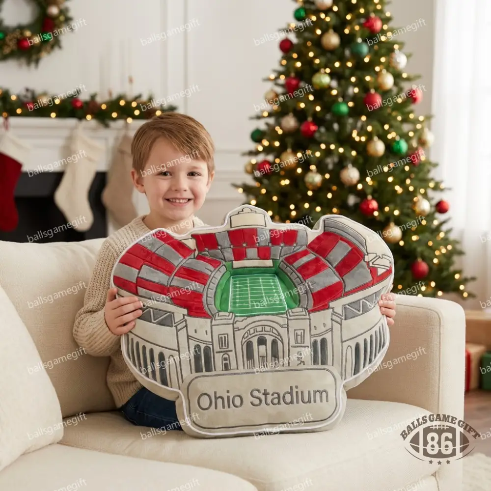 Ohio Stadium Plush Pillow