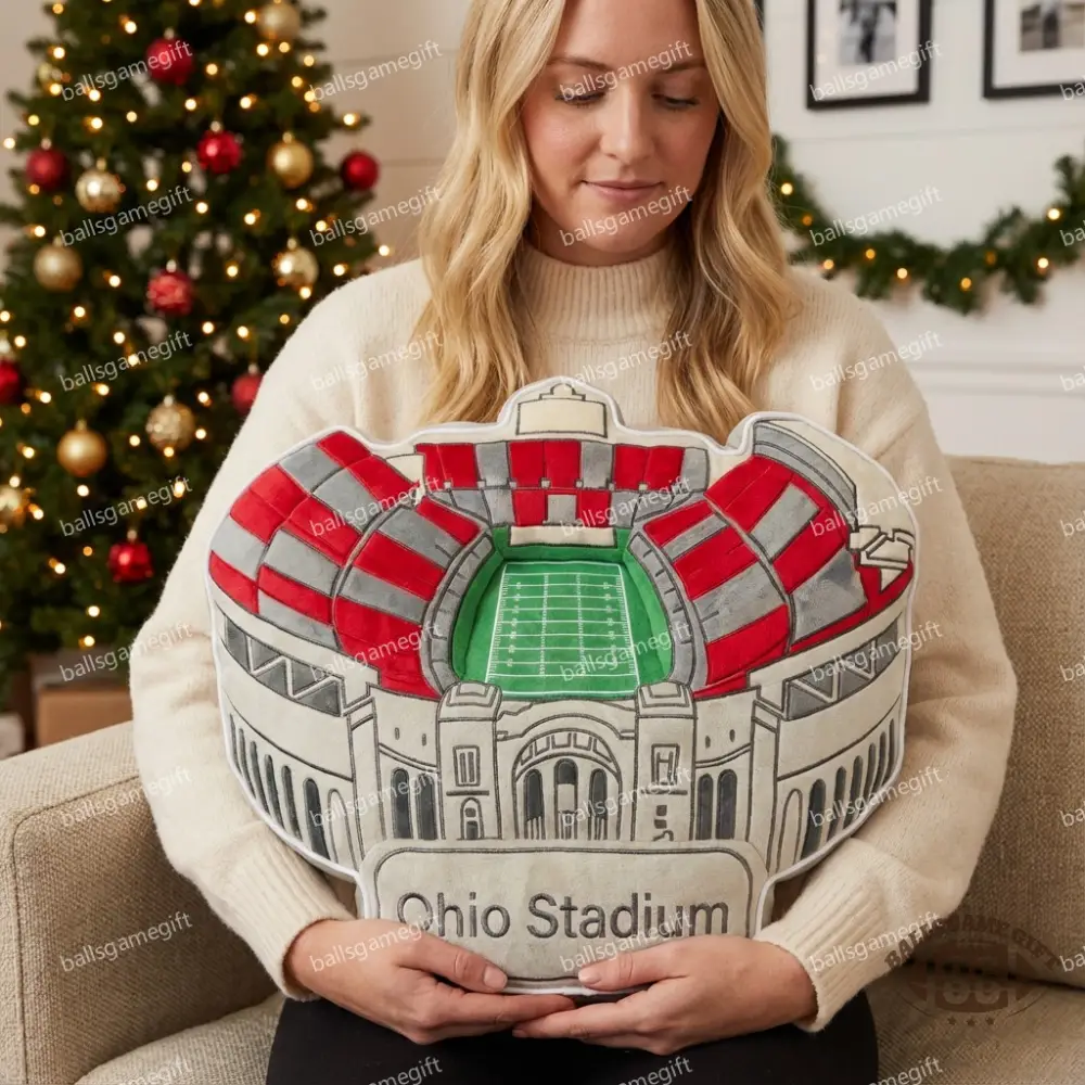 Ohio Stadium Plush Pillow