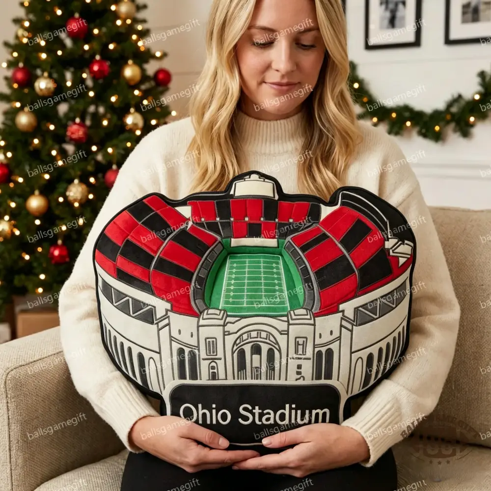 Ohio Stadium Plush Pillow