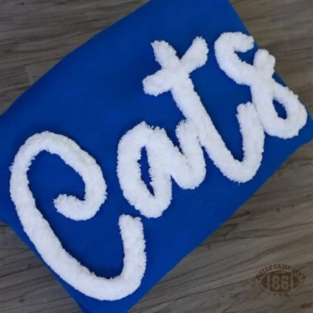 Oversized Chenille Letter Sweatshirt - Custom State/Team Crewneck