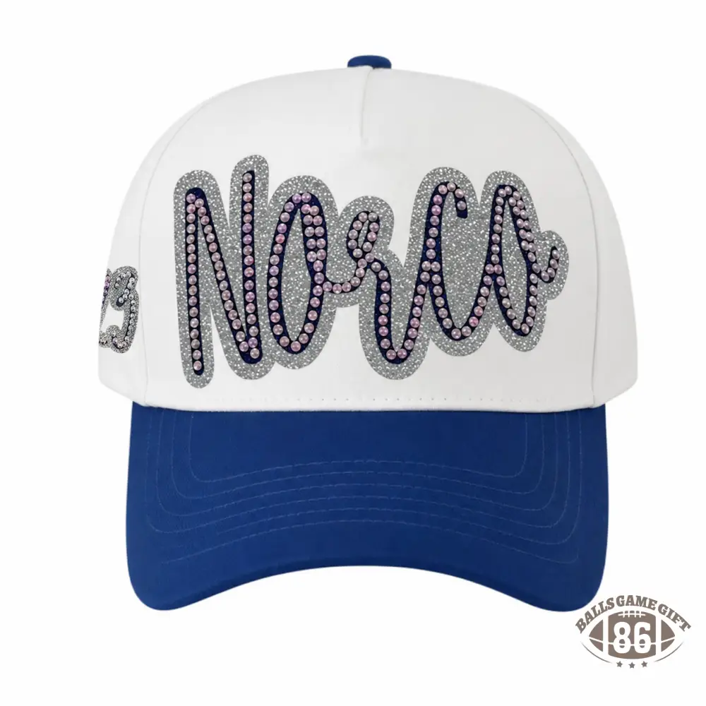 Personalized Bling Trucker Hat | Custom Rhinestone Embroidered Baseball Cap