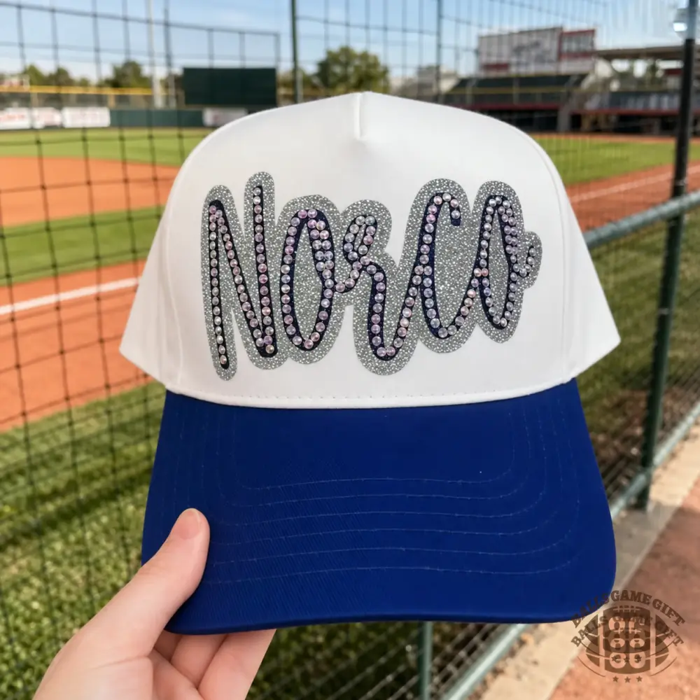 Personalized Bling Trucker Hat | Custom Rhinestone Embroidered Baseball Cap