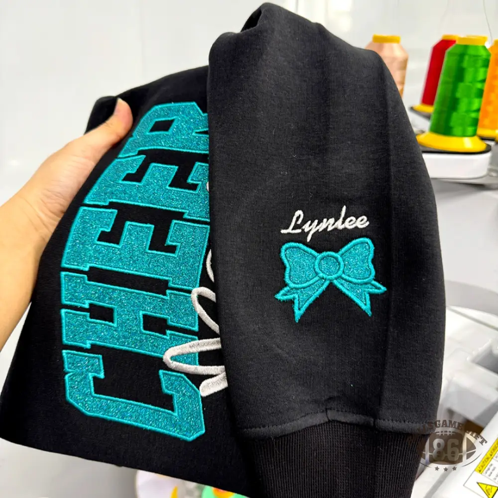 Personalized Cheer Sweatshirt with Custom Name