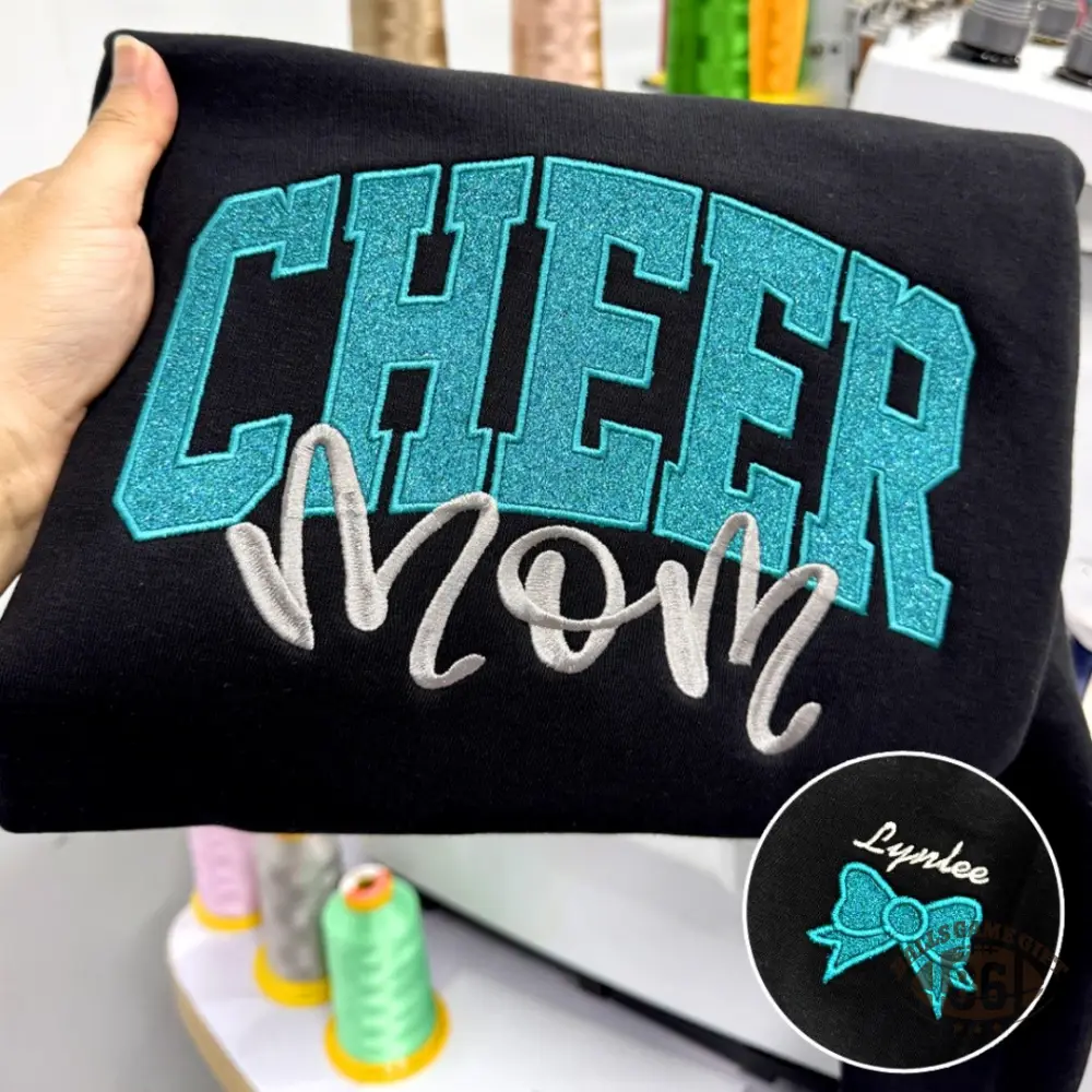Personalized Cheer Sweatshirt with Custom Name
