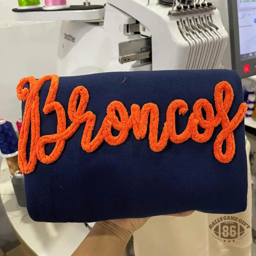 Personalized Chenille Embroidered Cheer Mama Shirt, Custom Team Name Game Day Top