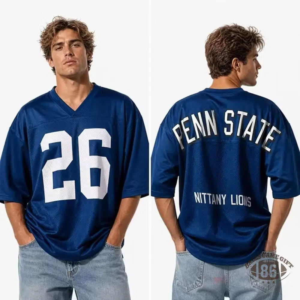 Personalized College Jersey Shirt, Custom Back Name & Number Game Day Top