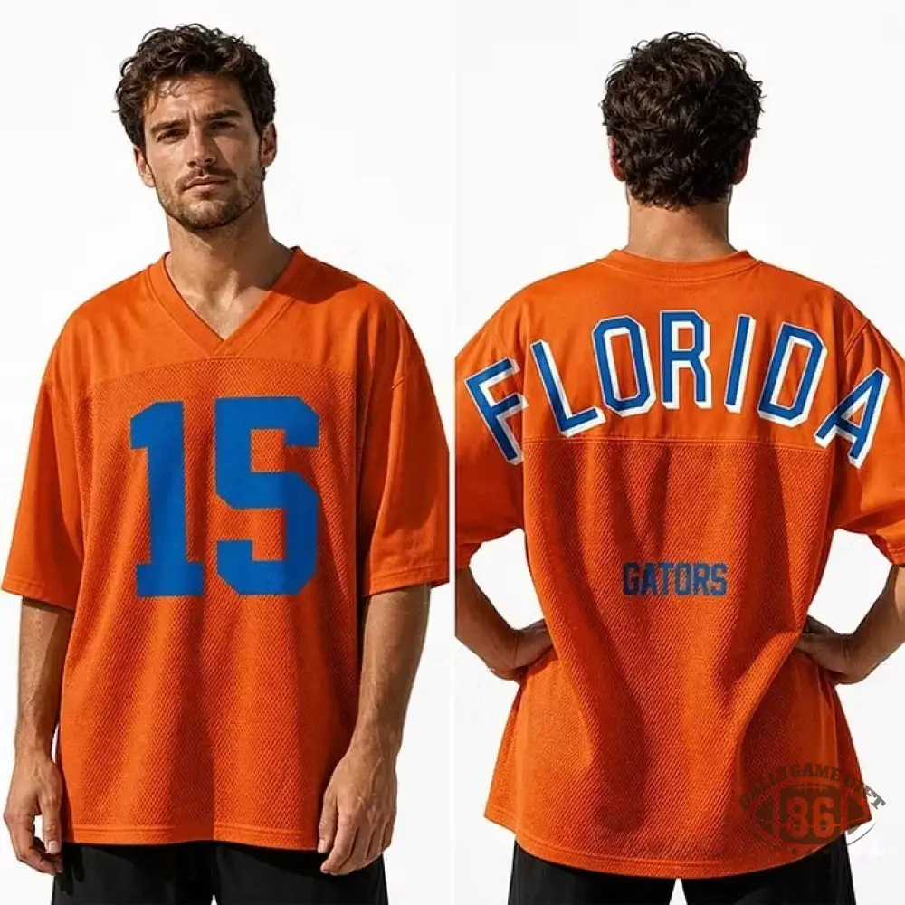 Personalized College Jersey Shirt, Custom Back Name & Number Game Day Top
