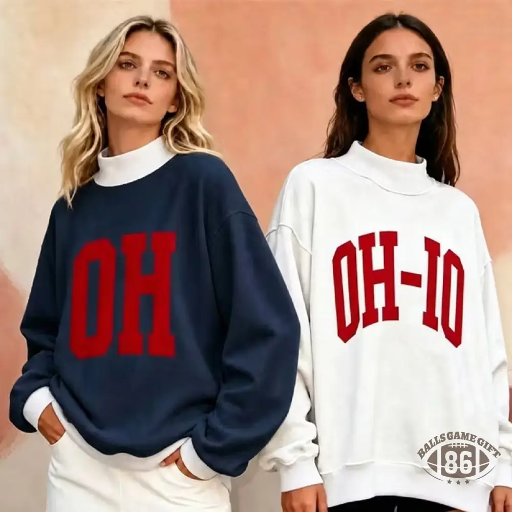 Personalized Custom College Team Game Day Dual Colored Reversible Mock Neck Pullover