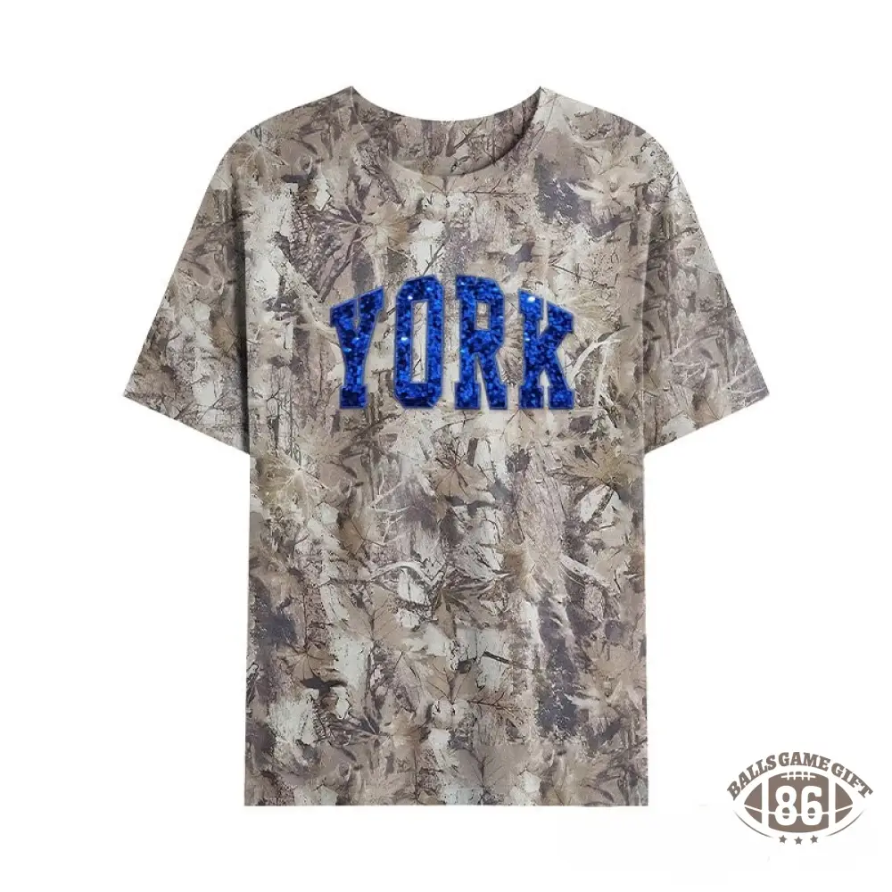 Personalized Custom Sequin Team Name Camo Sweatshirt Embroidered Sequin T-Shirt Hoodie