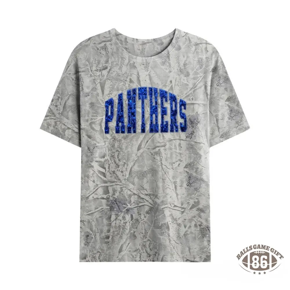 Personalized Custom Sequin Team Name Camo Sweatshirt Embroidered Sequin T-Shirt Hoodie