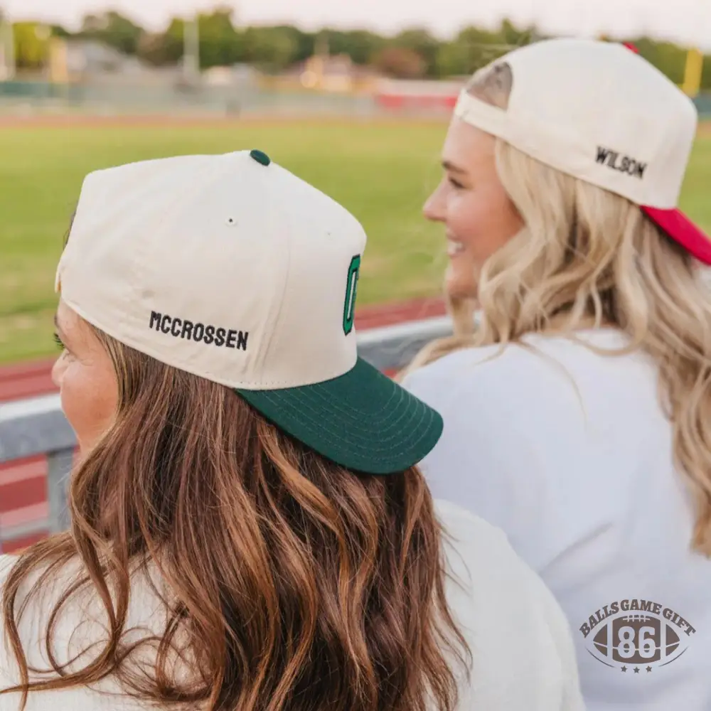 Personalized Embroidered Name & Number Hat for Game Day