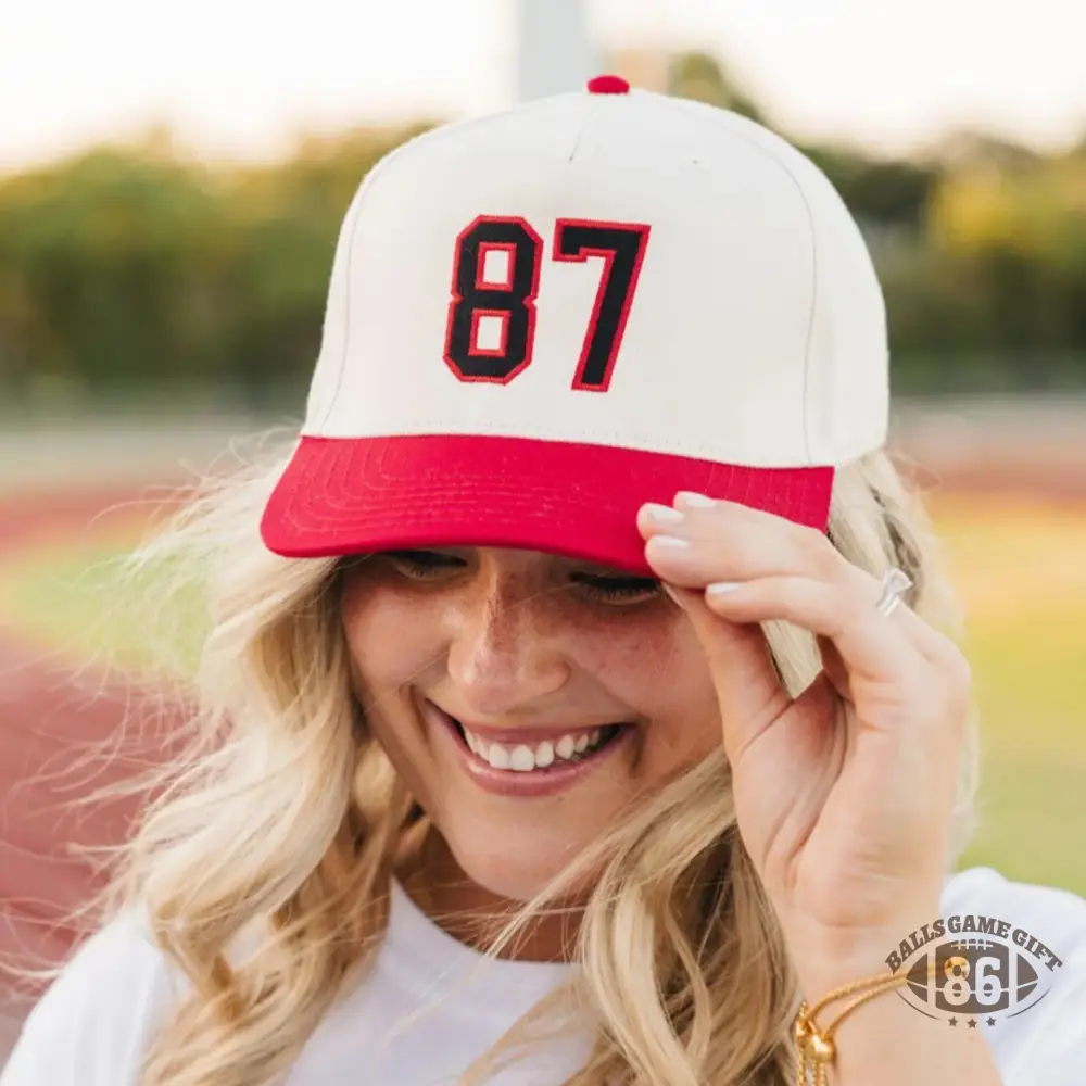 Personalized Embroidered Name & Number Hat for Game Day