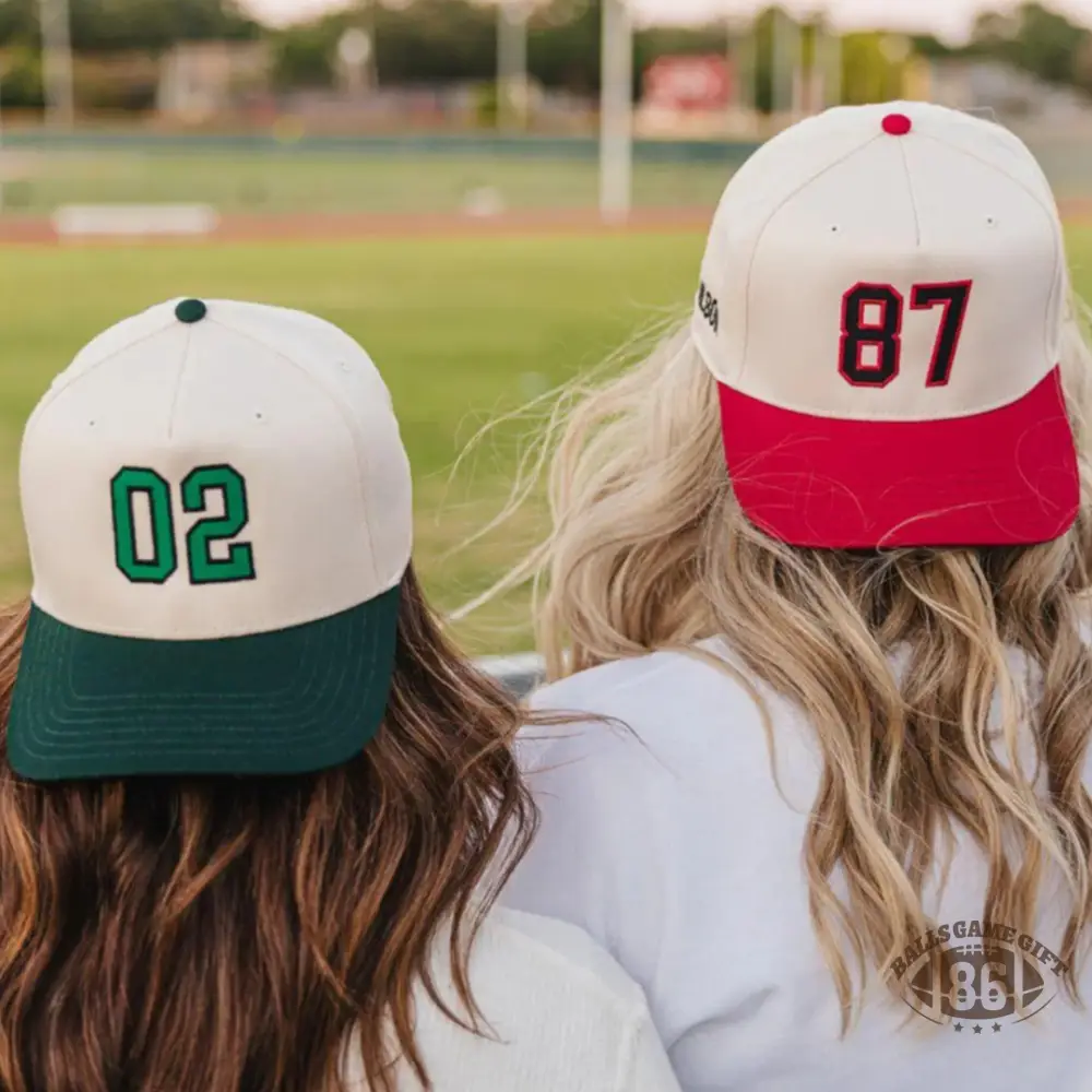 Personalized Embroidered Name & Number Hat for Game Day