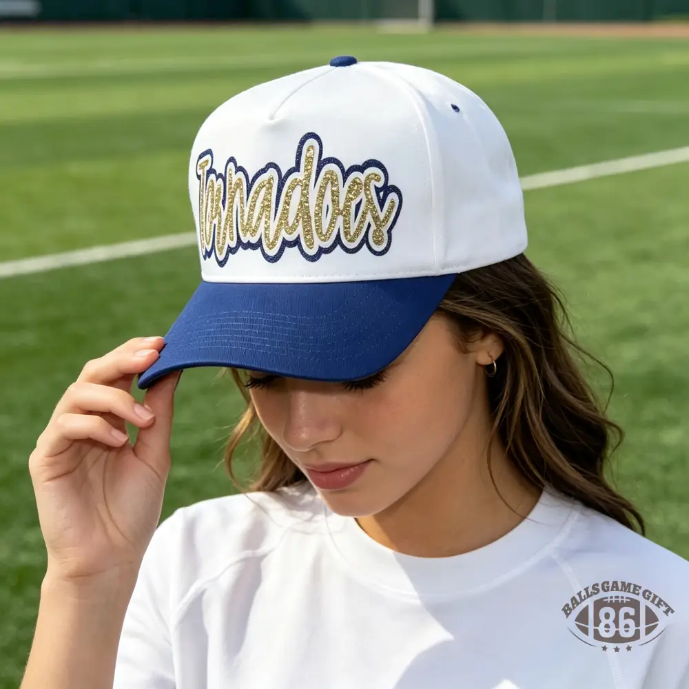 Personalized Glitter Rhinestones Letter Trucker Cap, Custom Sports Team Snapback Hat