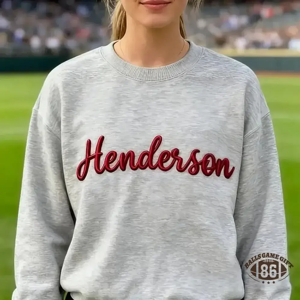 Personalized 3D PUFF Embroidery Sweatshirt Custom Mascot or Name